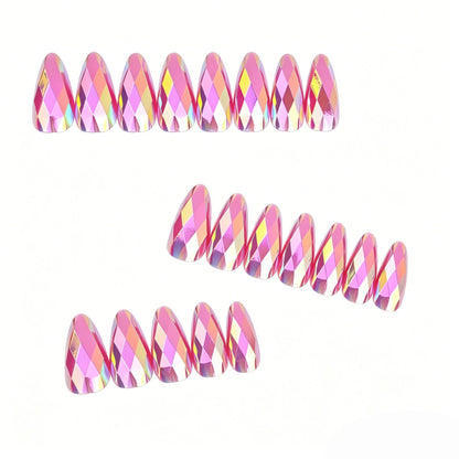 Glamouröse Strass-Nagelerweiterungen Brehn