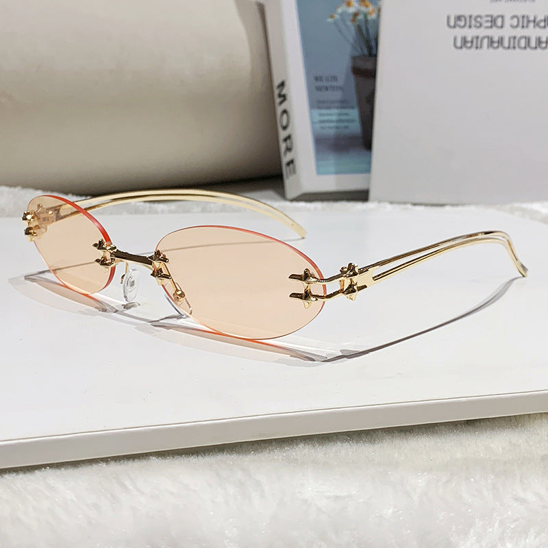 Damen elegante Metall-Brille mit filigranem Design Brehn
