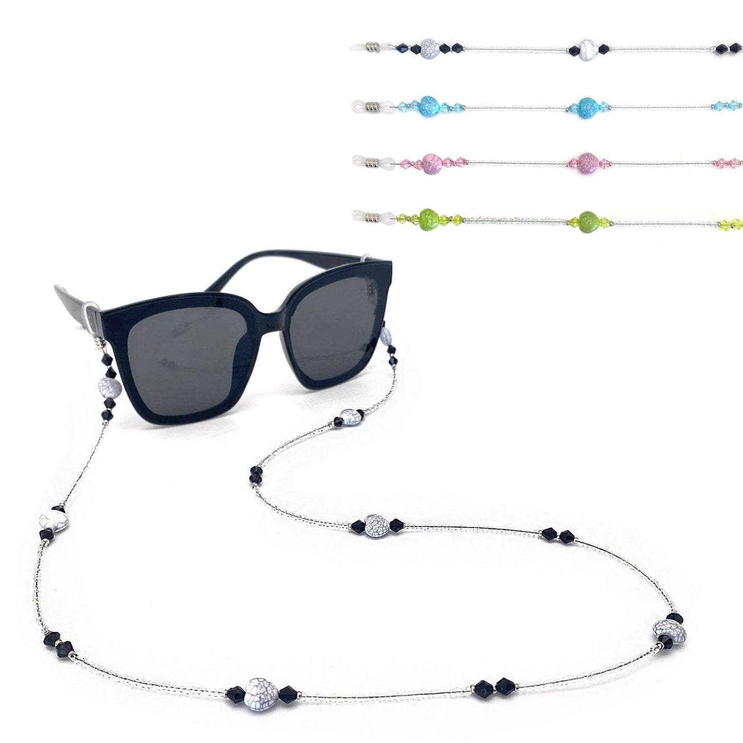 Beaded Eyewear Retainer Chain Brehn