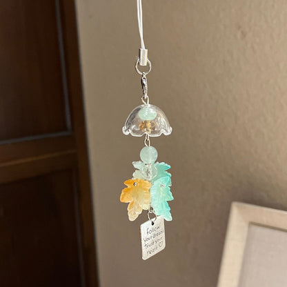 Inspirierender Blumenanhänger Charm Brehn