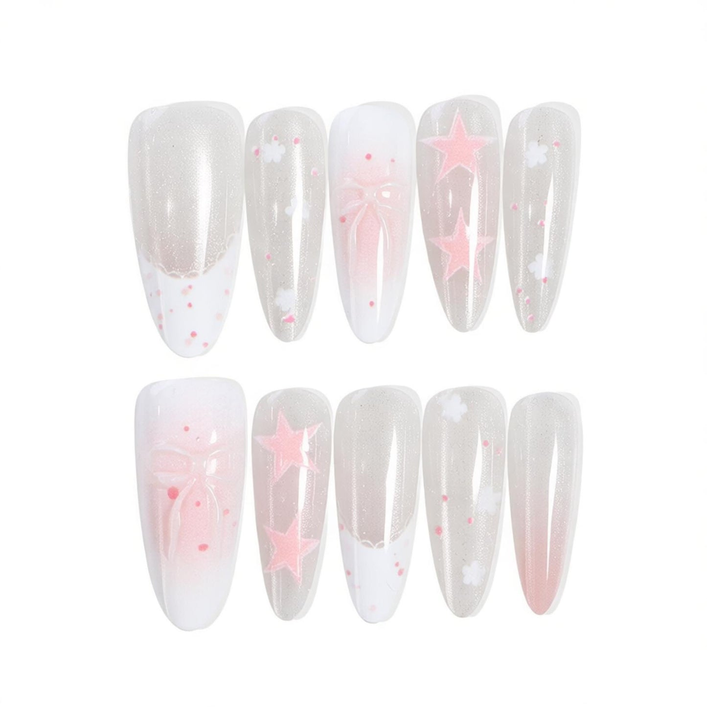 Premium Press-On Nail Art Set Brehn