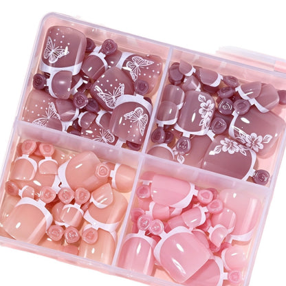 Elegantes Press-On Nagelkunstset