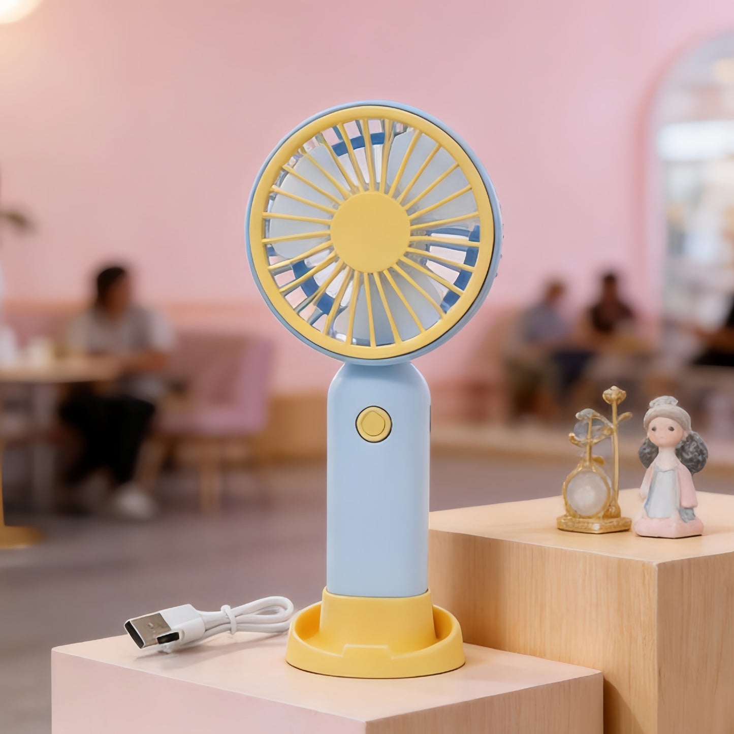 Damen Tragbarer USB Handventilator mit Flexibilität Brehn