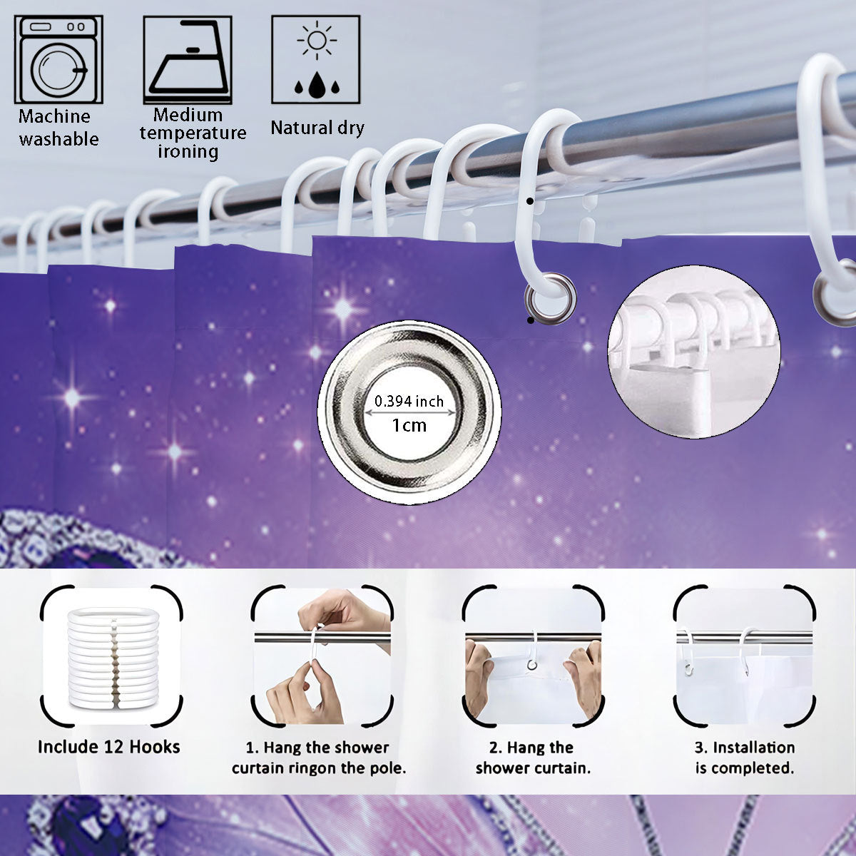 Bunny-Themen digitales Badezimmer Dekor Set Brehn