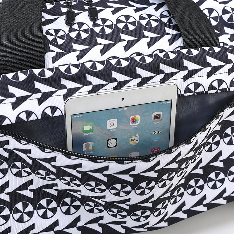 Stylische gemusterte Wochenend-Duffel-Tasche Brehn