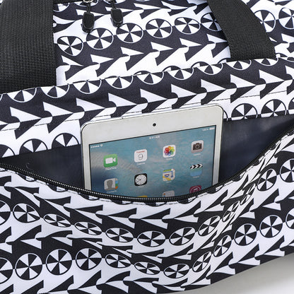 Stylische gemusterte Wochenend-Duffel-Tasche Brehn