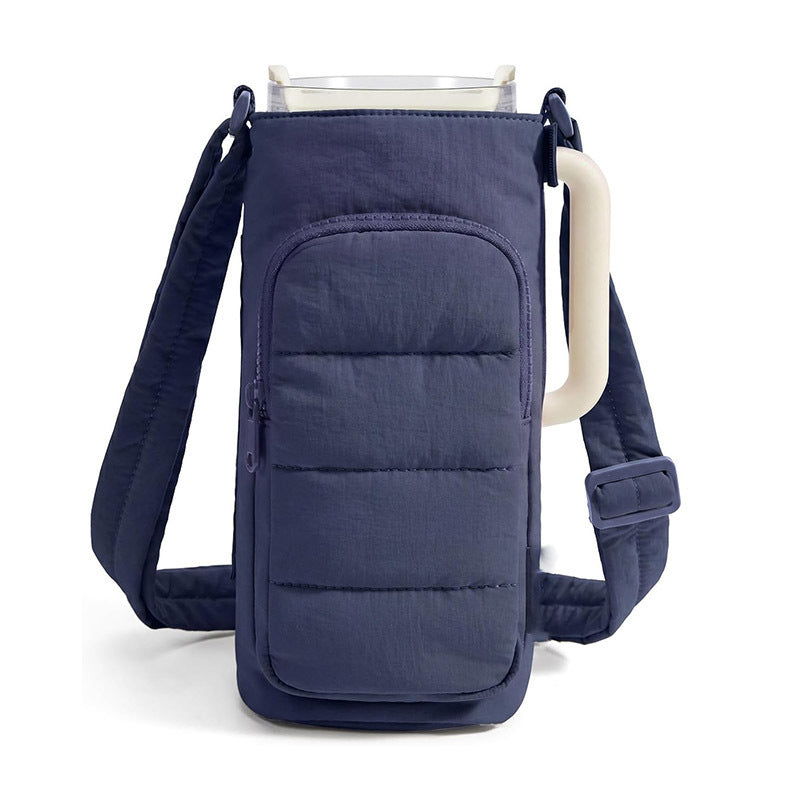 Isolierte Wasserflasche Hülle mit Tasche