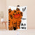 Cartoon-Stil Fleece-Decke