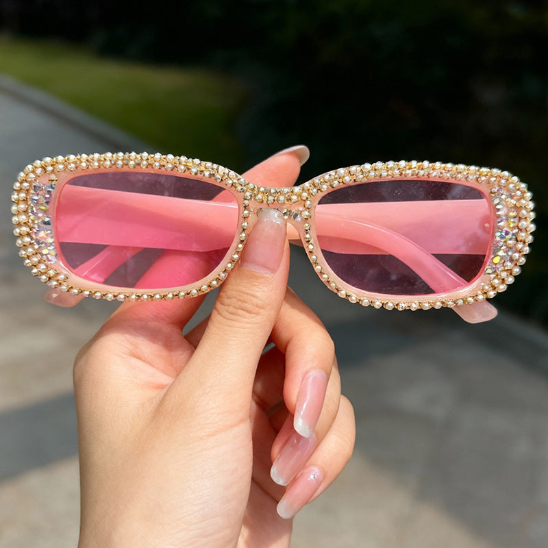 Rhinestone-besetzte modische Sonnenbrille Brehn
