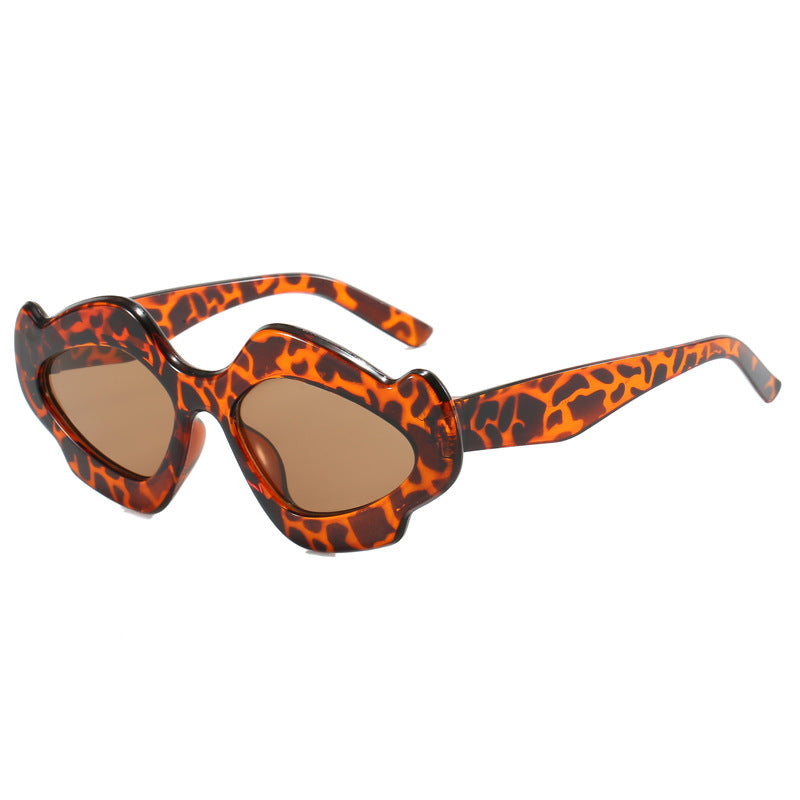 Damen kreative Oversized-Sonnenbrille im zeitgenössischen Design Brehn