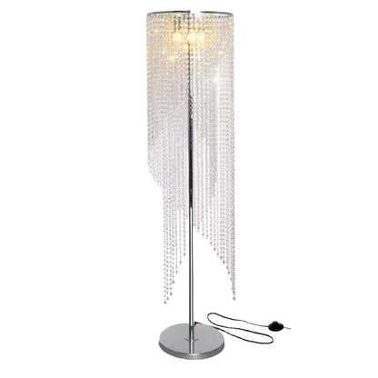 Elegante Kristallperlen Stehlampe