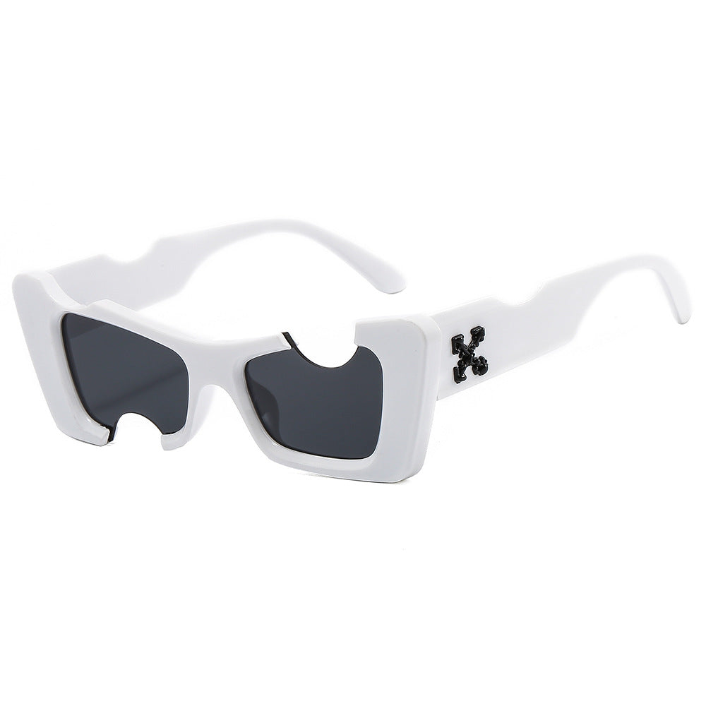 Damen futuristische Designer-Sonnenbrille Brehn