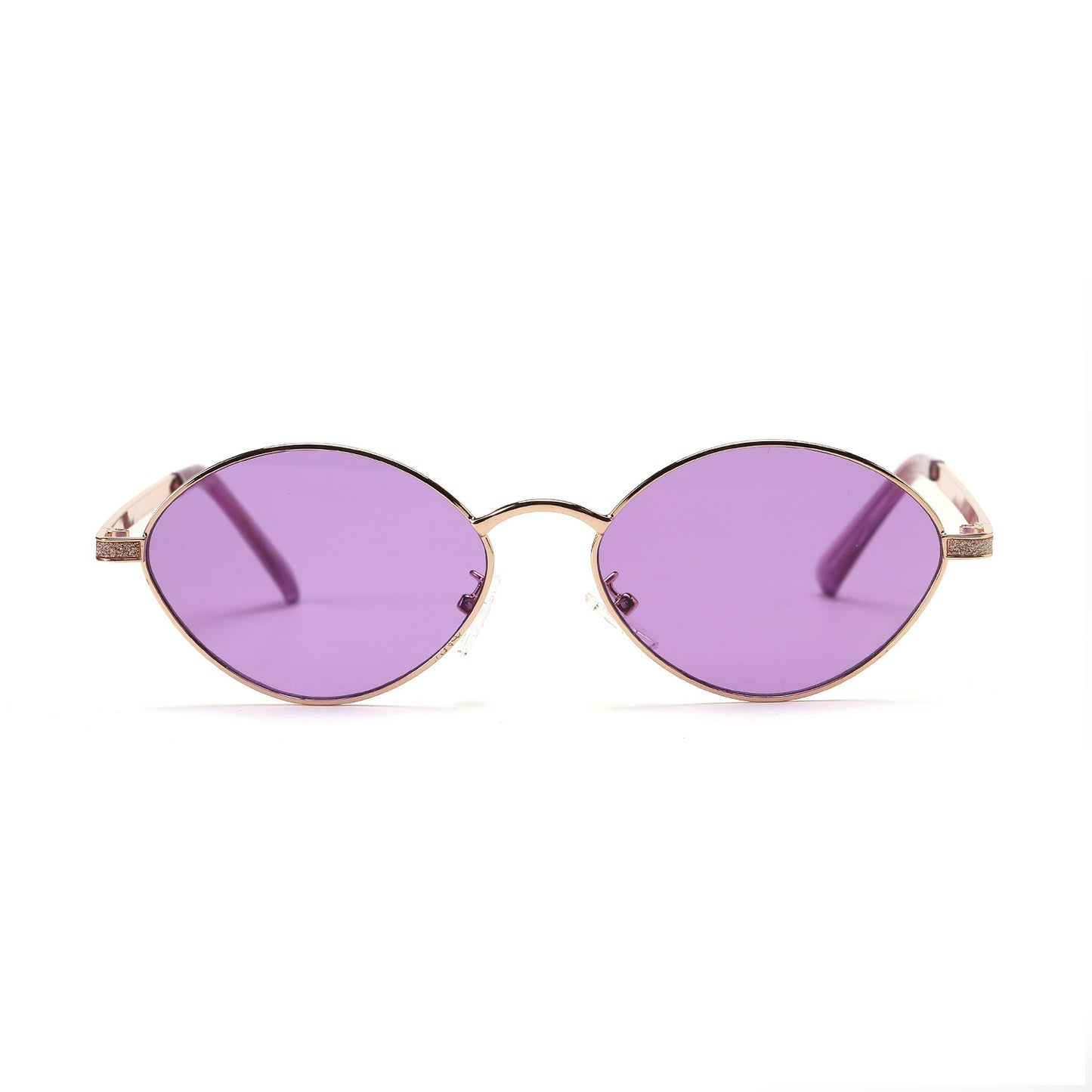 Damen modische runde Sonnenbrille mit luxuriösen Akzenten Brehn