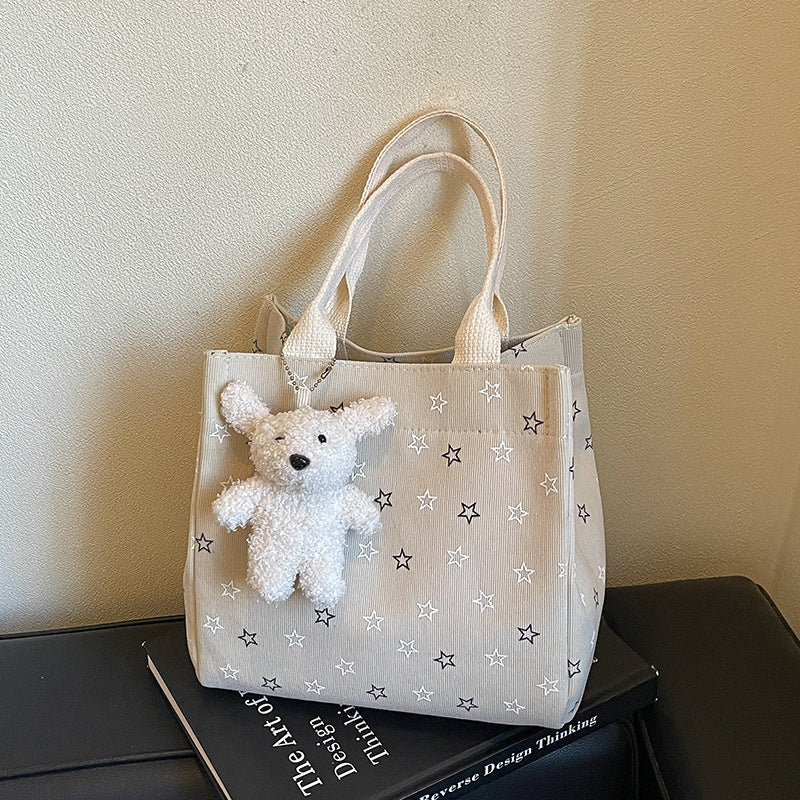 Lässige Sternmuster Mini Tote Bag