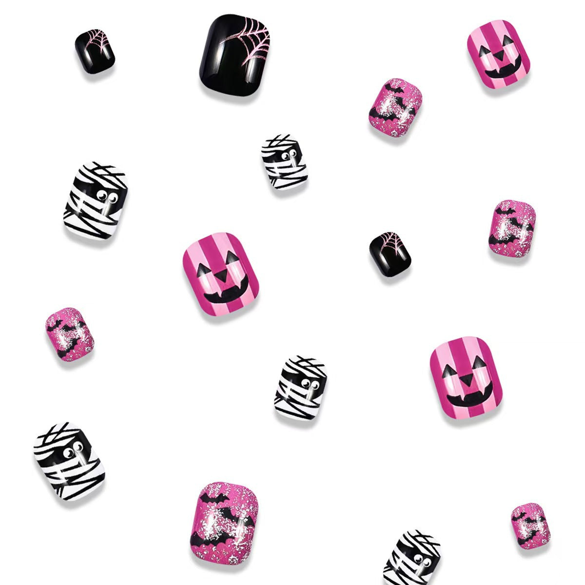 Kreatives Halloween-Nagelset Brehn