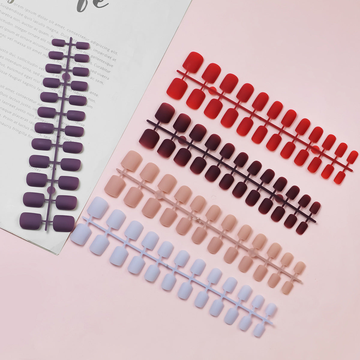 Matte Finish Press-On Nail Tips Brehn