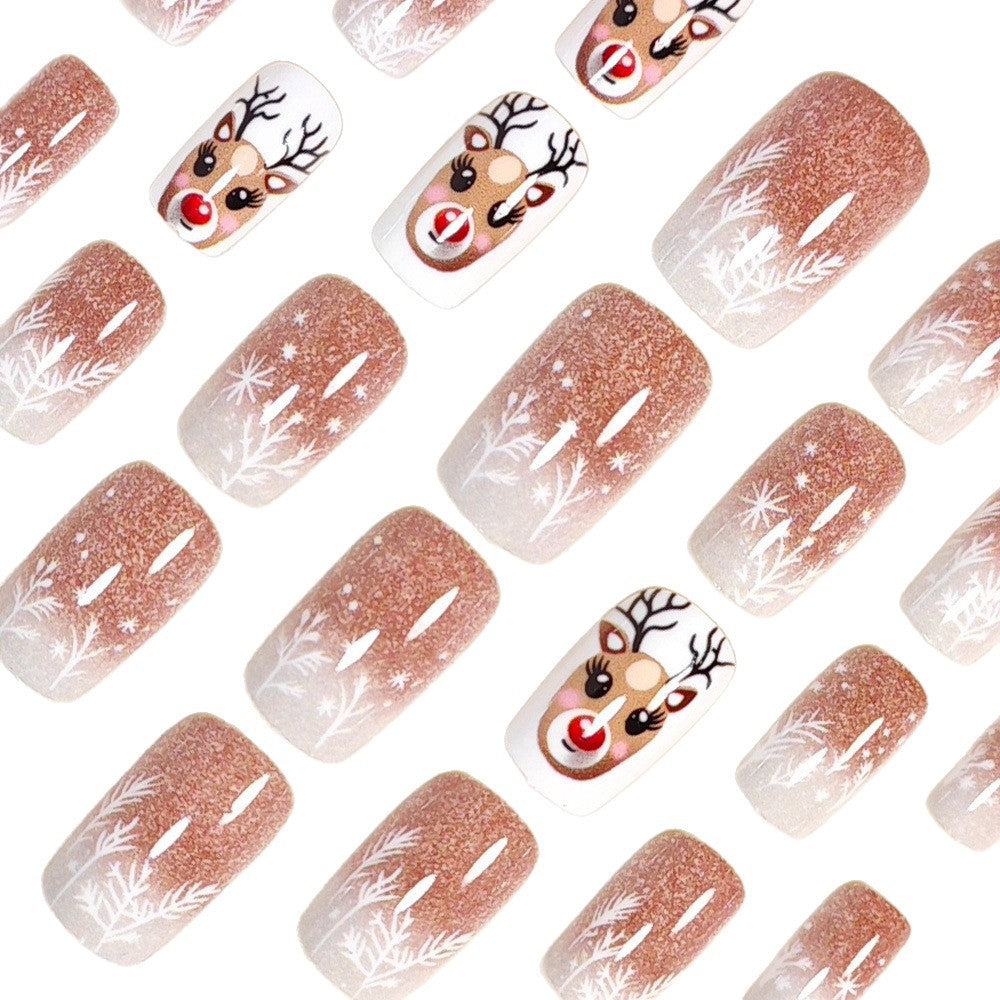 Festlich Thema Press-On Nagelkunst Brehn