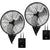 Unisex Wandventilator mit leistungsstarker Luftzirkulation Brehn