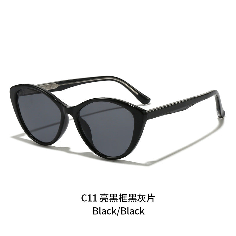 Damen trendige Sonnenbrille im modernen Cat-Eye-Stil Brehn
