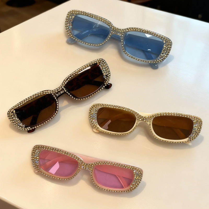 Rhinestone-besetzte modische Sonnenbrille Brehn