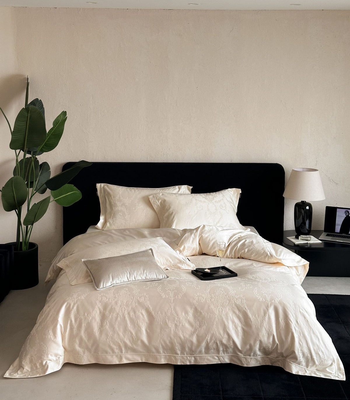 Satin-Bettwäsche-Set Brehn