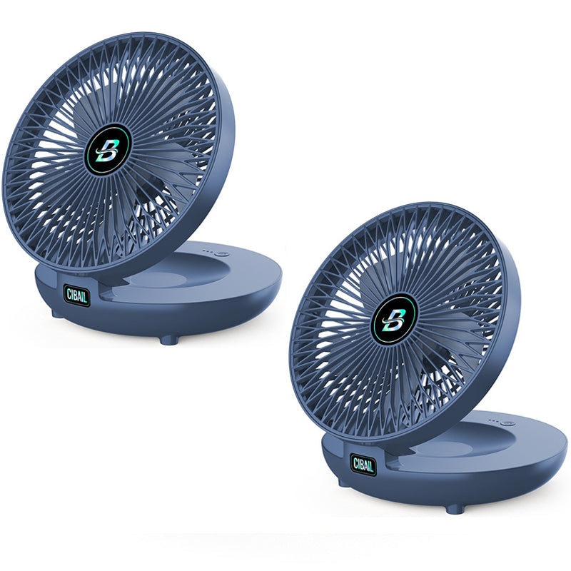Tragbarer Mini-Desktop-Ventilator, USB-aufladbarer verstellbarer Wandventilator | Brehn