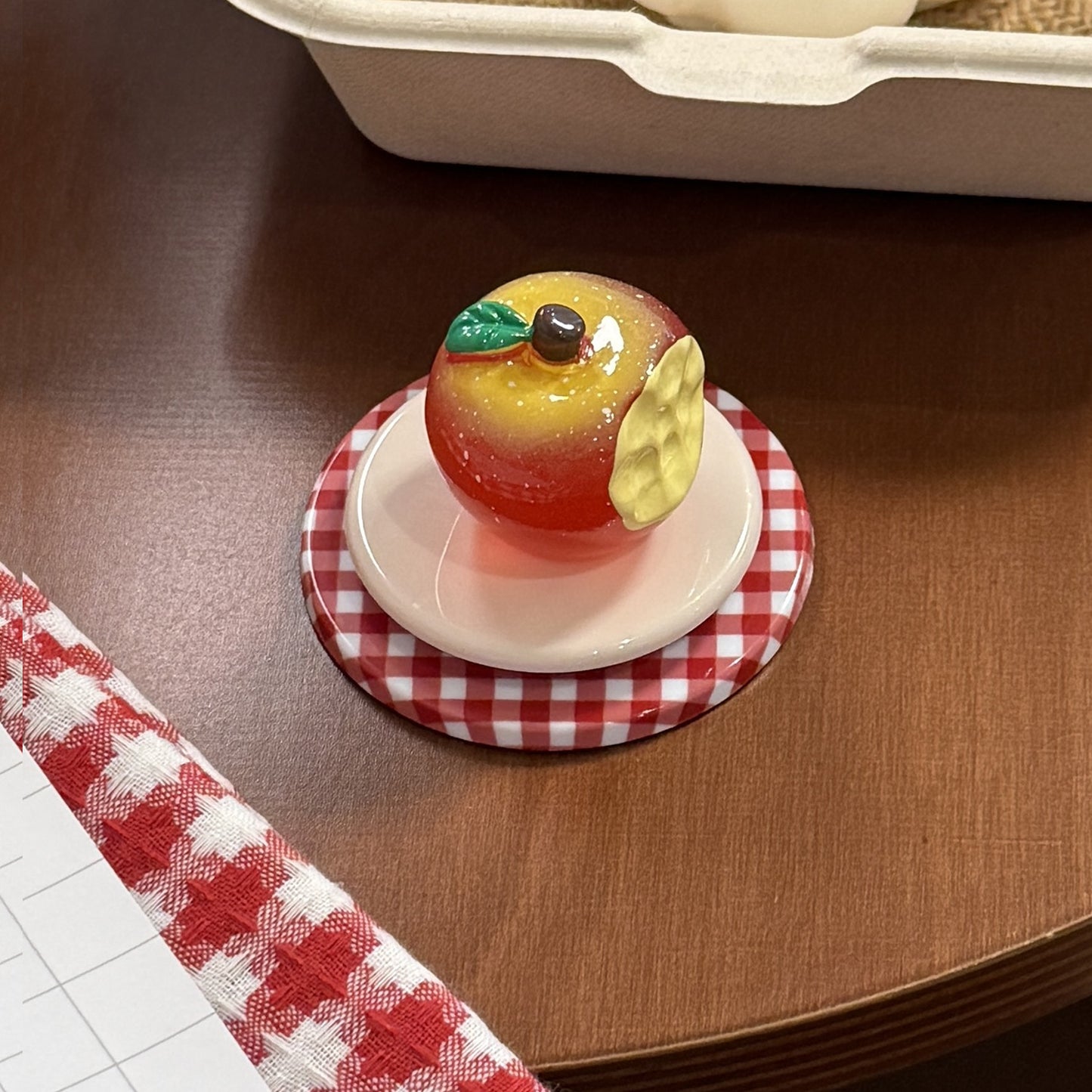Ausgefallener Untersetzer im Apfel-Design Brehn