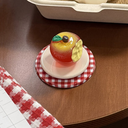 Ausgefallener Untersetzer im Apfel-Design Brehn