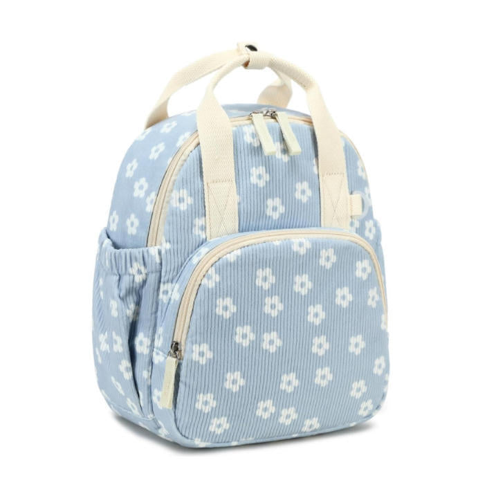 Blumenmuster Corduroy Rucksack Brehn