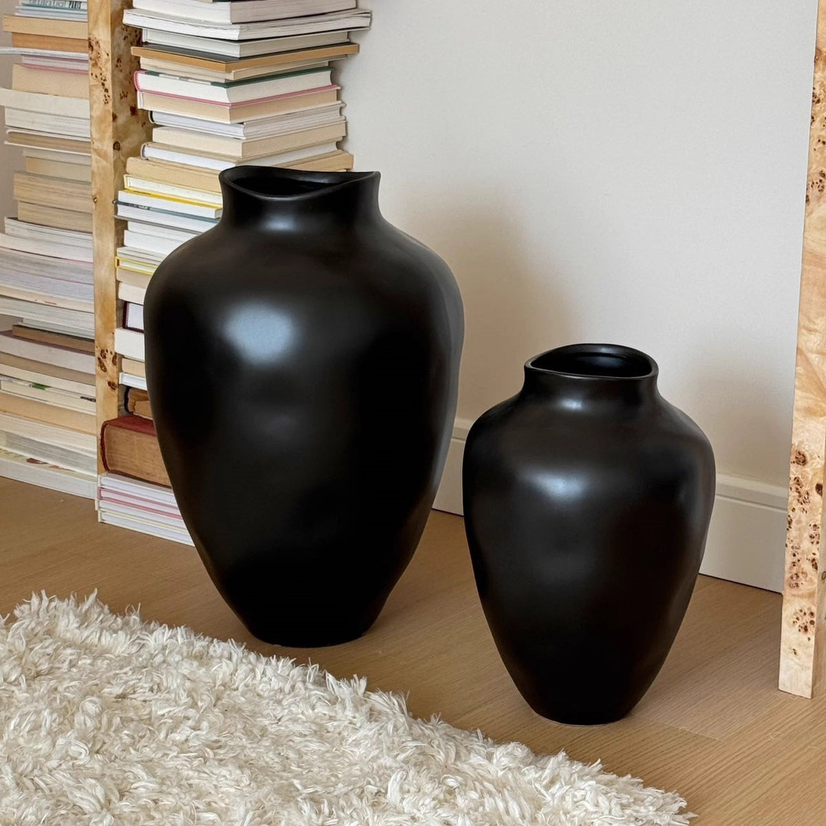 Elegante große Keramikvase