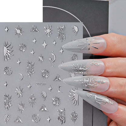 Nagelkunst Dekorative Folienaufkleber