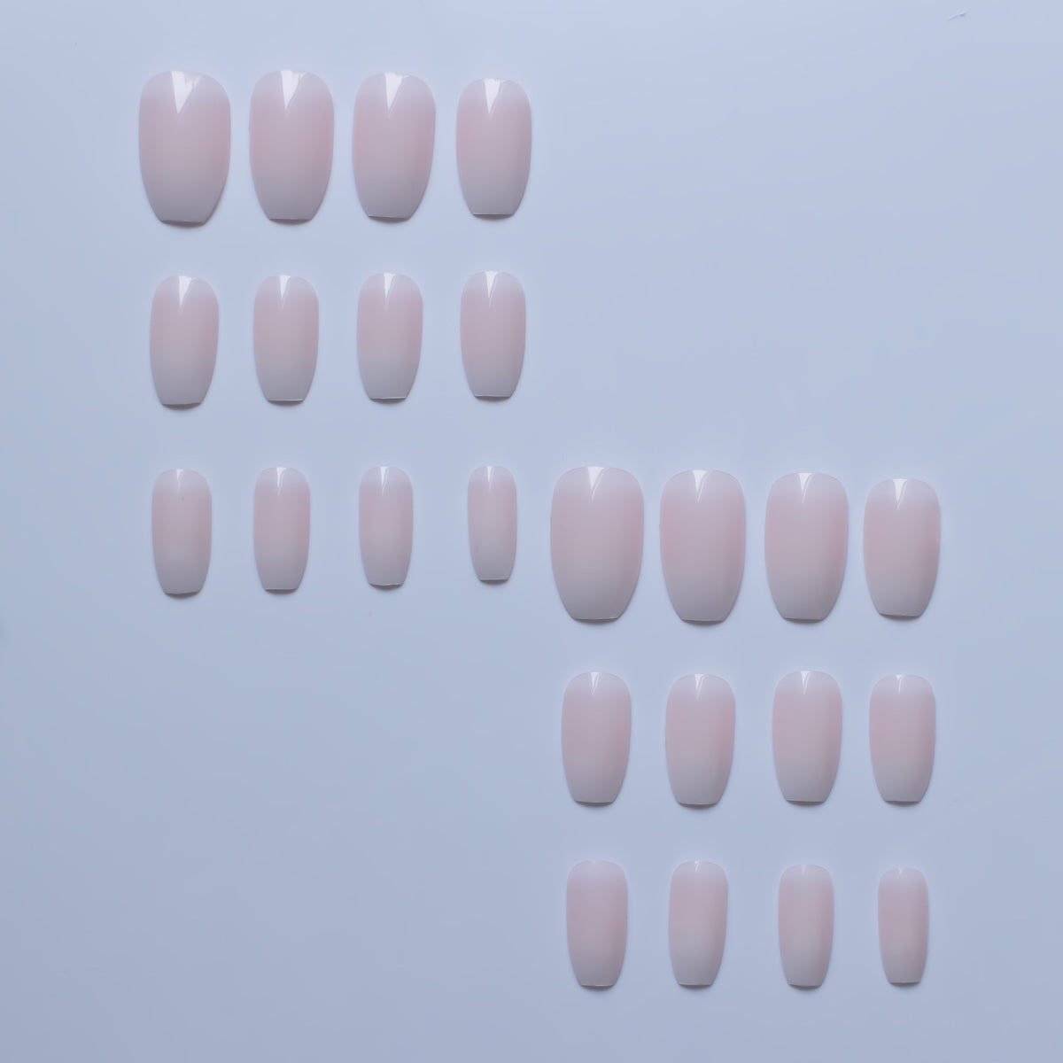 Elegantes Französisches Tipp-Acryl-Nagelkunst-Set
