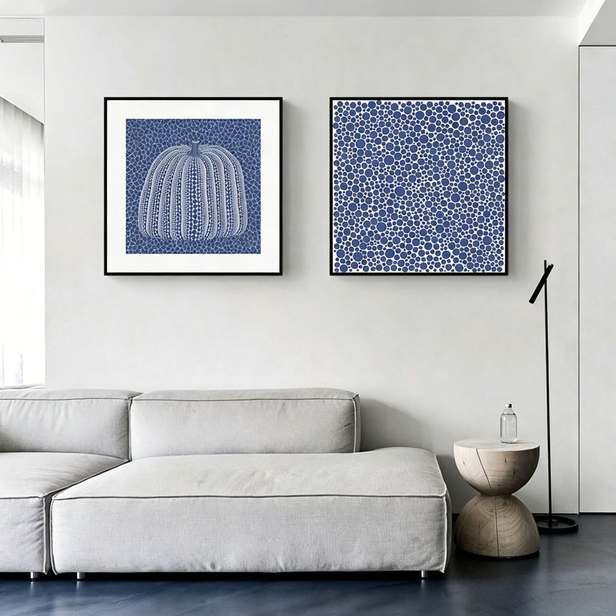 Zeitgenössische abstrakte Kürbis-Leinwandkunst