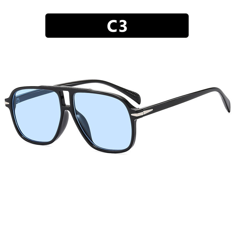 Damen modische, quadratische Sonnenbrille mit stylischem Rahmen Brehn