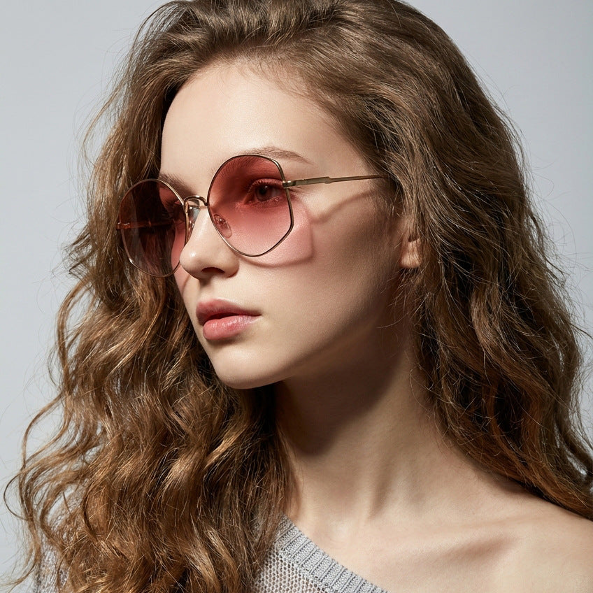 Damen modische Sonnenbrille mit einzigartiger achteckiger Rahmenkonstruktion Brehn
