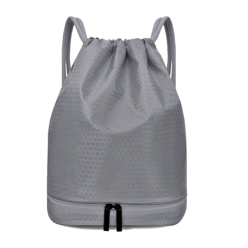 Leichter Hexagonmuster Kordelzug Rucksack Brehn
