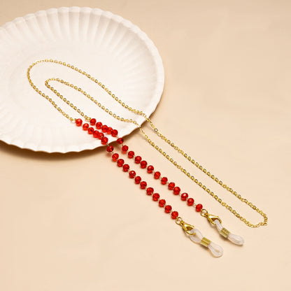 Elegante Perlen Brillen Kette Brehn