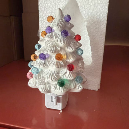 Dekorative Keramische Weihnachtsbaumfigur Brehn