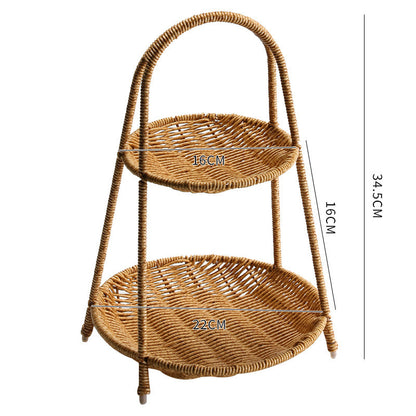 Handgefertigter Rattan Aufbewahrungskorb Brehn