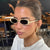 Damen modische optische Brille mit elegantem Metallrahmen und feinen Akzenten Brehn