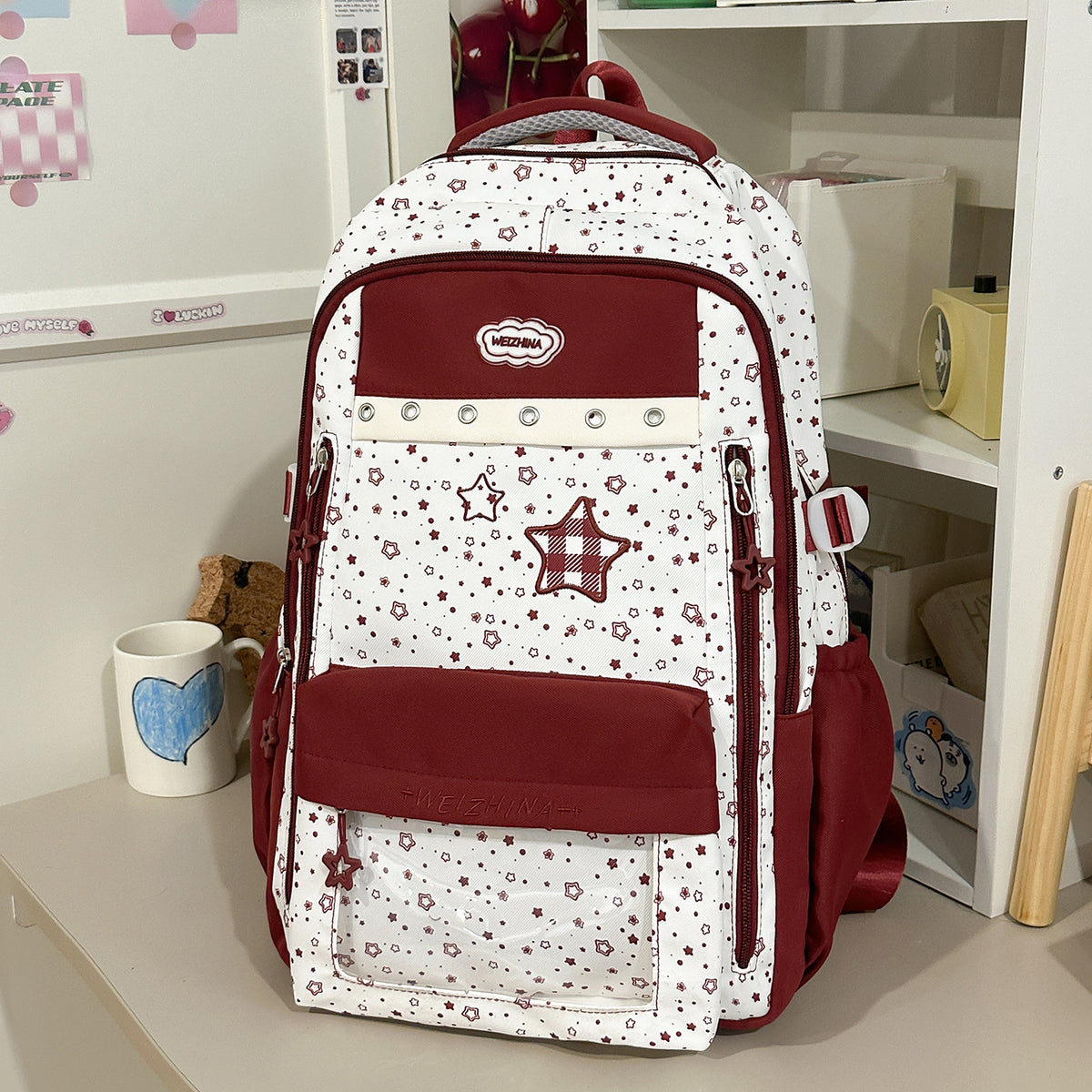 Transparente Taschen-Rucksack Brehn