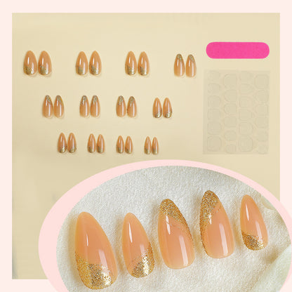Glitzerndes Press-On-Nagel-Set Brehn