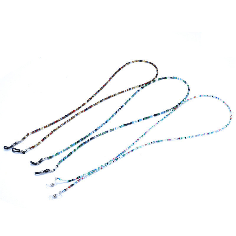 Bunte Perlen Brillen Kette Brehn