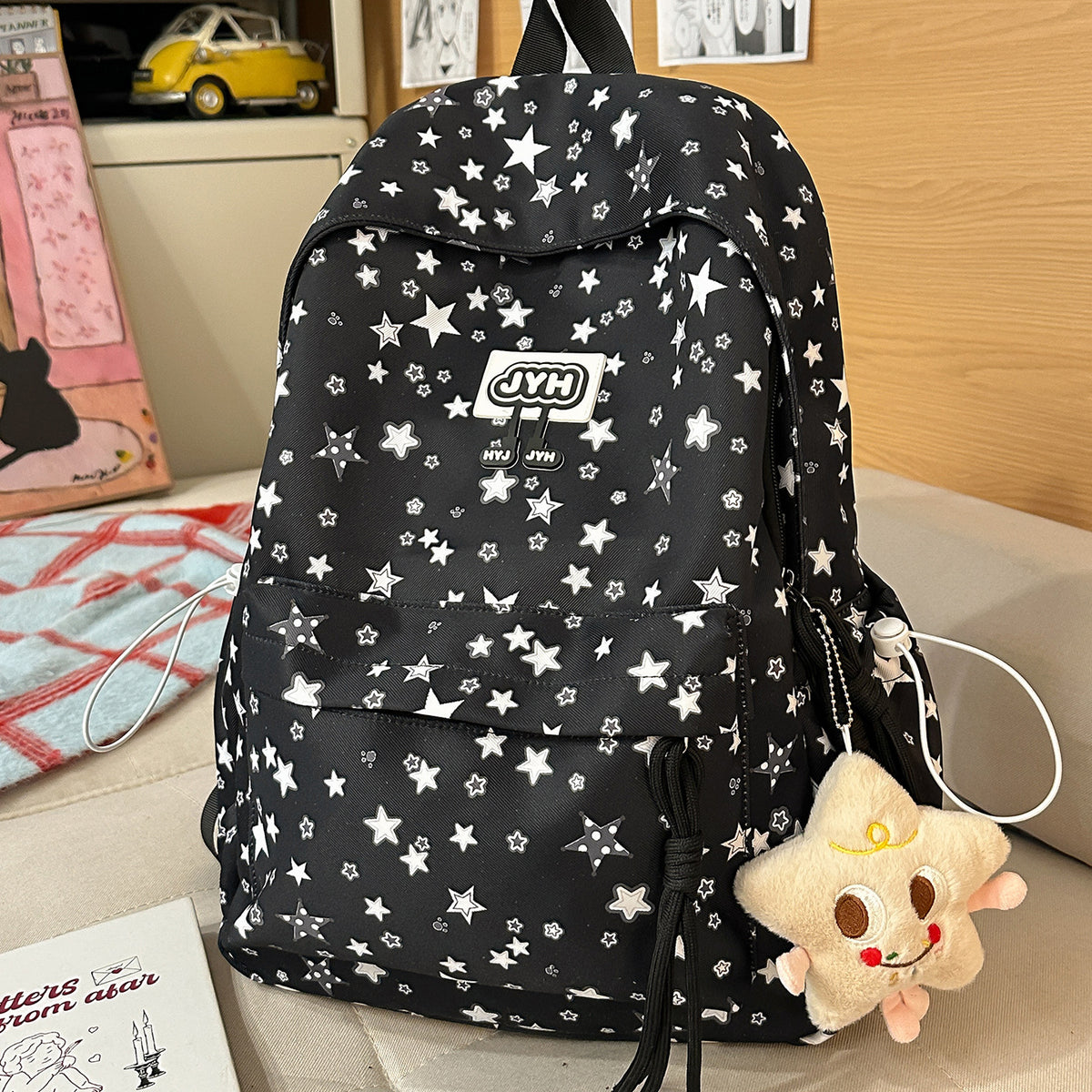 Stylische Stern-Print Rucksack Brehn 1791205440
