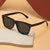 Damen stilvolle quadratische Sonnenbrille mit hochwertigem Rahmen und UV-Schutz Brehn