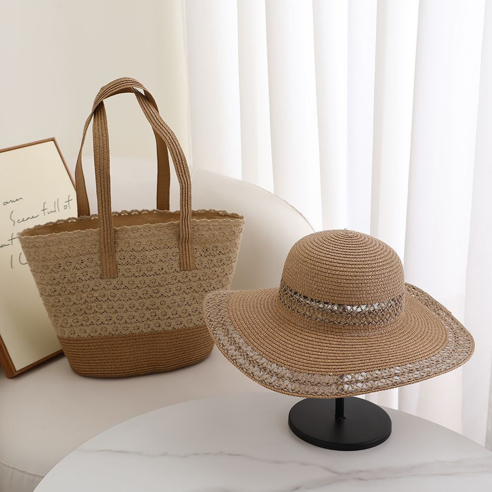 Strandtasche und Sonnenhut Brehn