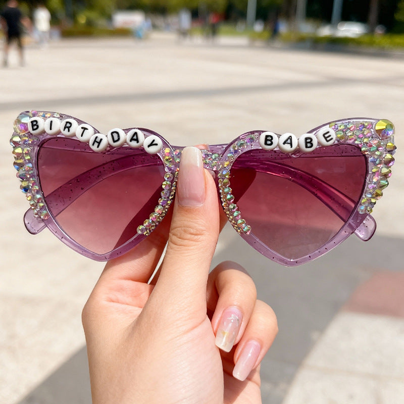 Geburtstagsthema Herzförmige Sonnenbrille Brehn