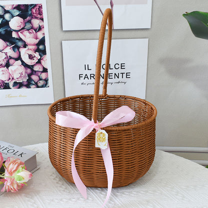 Elegante Handgefertigte Rattan Tragetasche Brehn