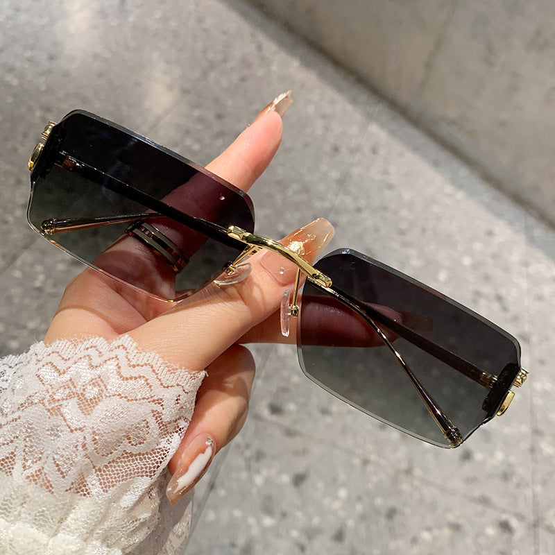 Damen oversized Sonnenbrille mit hochwertigem Metallrahmen und polarisierten Gläsern Brehn