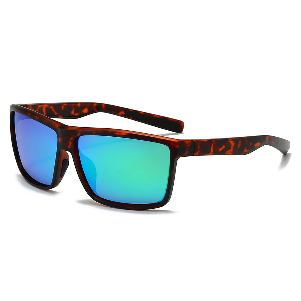 Herren Sportliche Sonnenbrille mit hochreflektierenden Gläsern und elastischem Rahmen Brehn